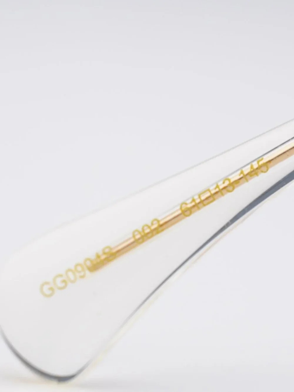 Gucci GG0904S 002 Aviator Sunglasses - Gold / Grey